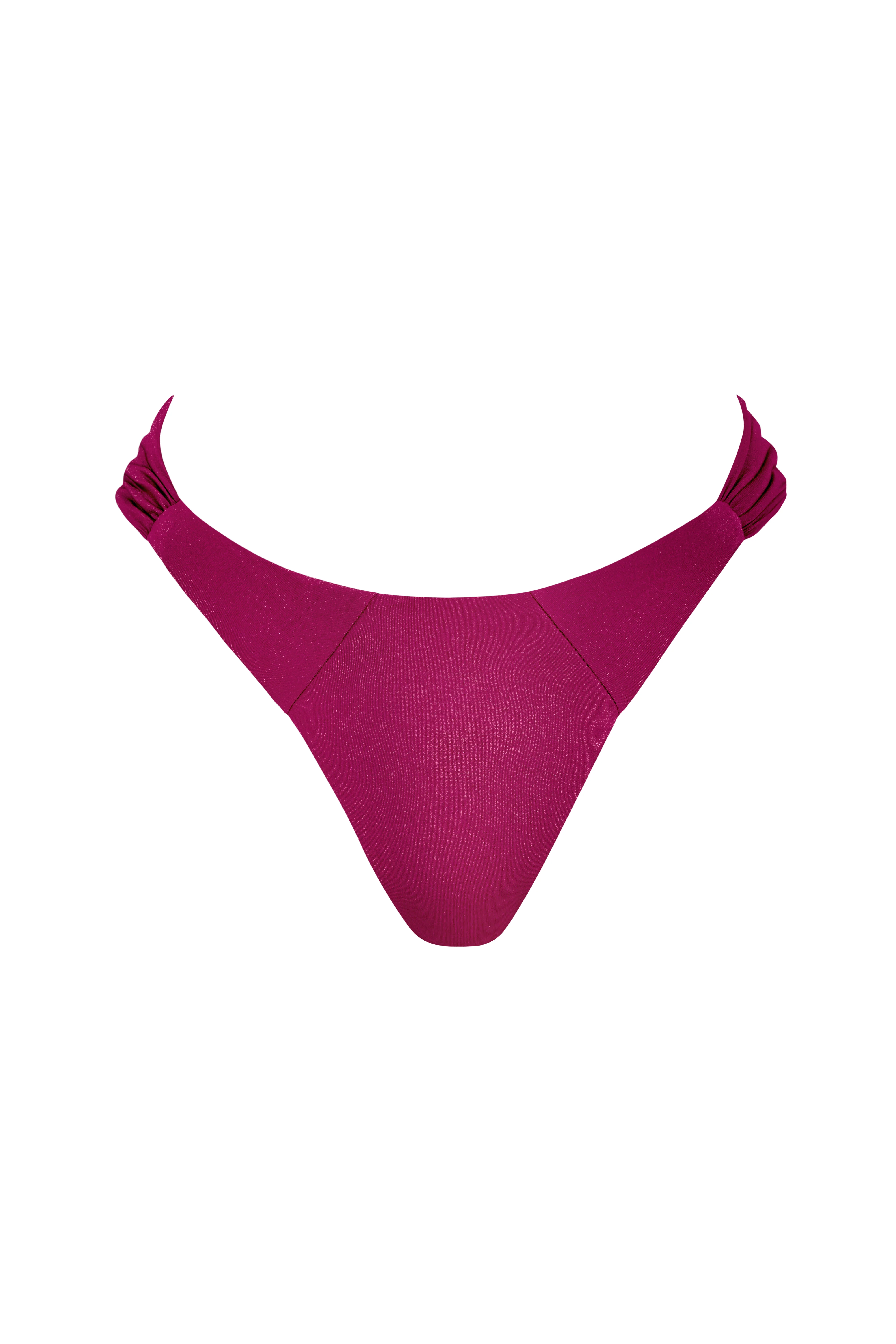 AURA Plum Caspia - Purple Brazilian Bikini Bottoms - Image 4
