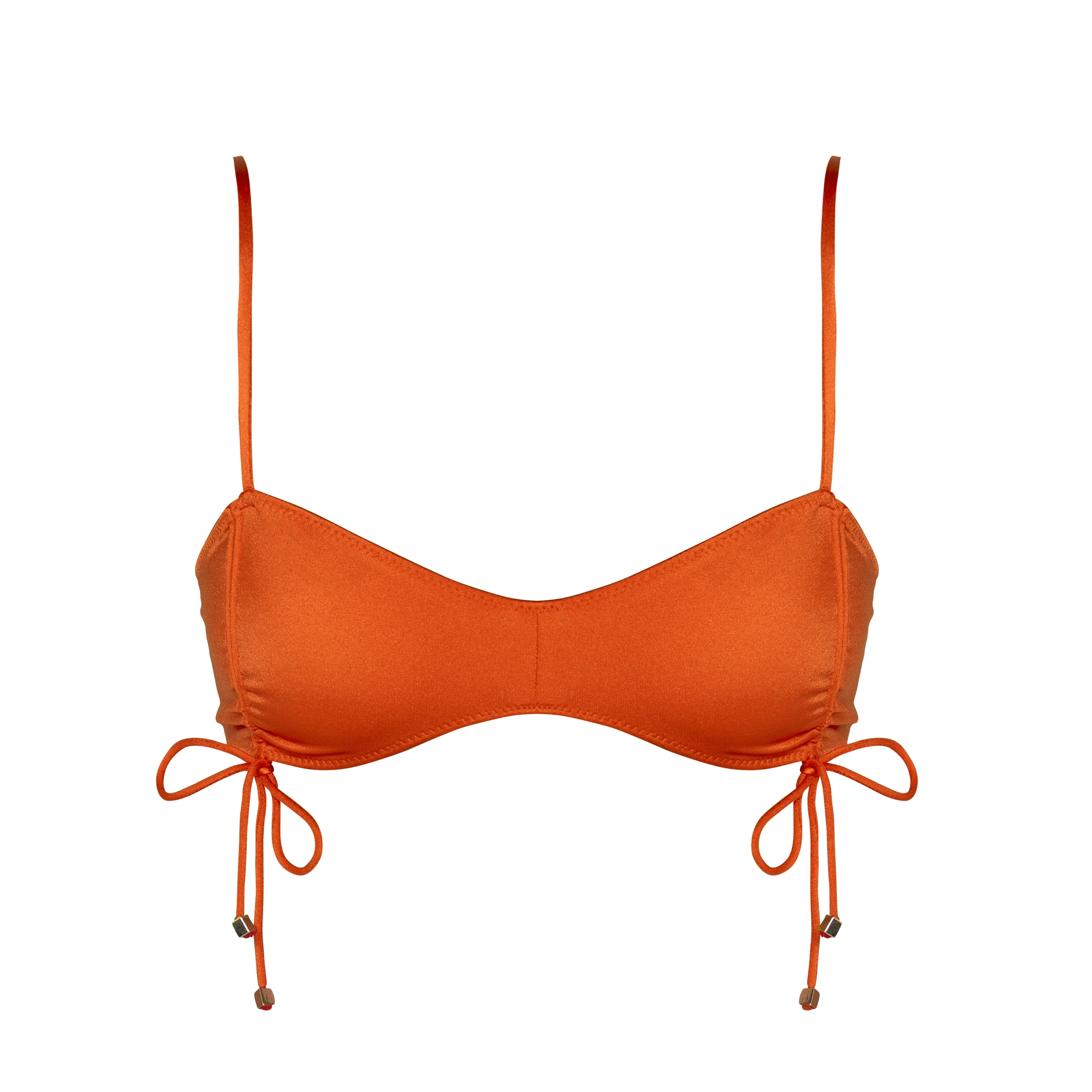 BEA Egitto - Orange Bralette Bikini Top - Image 4