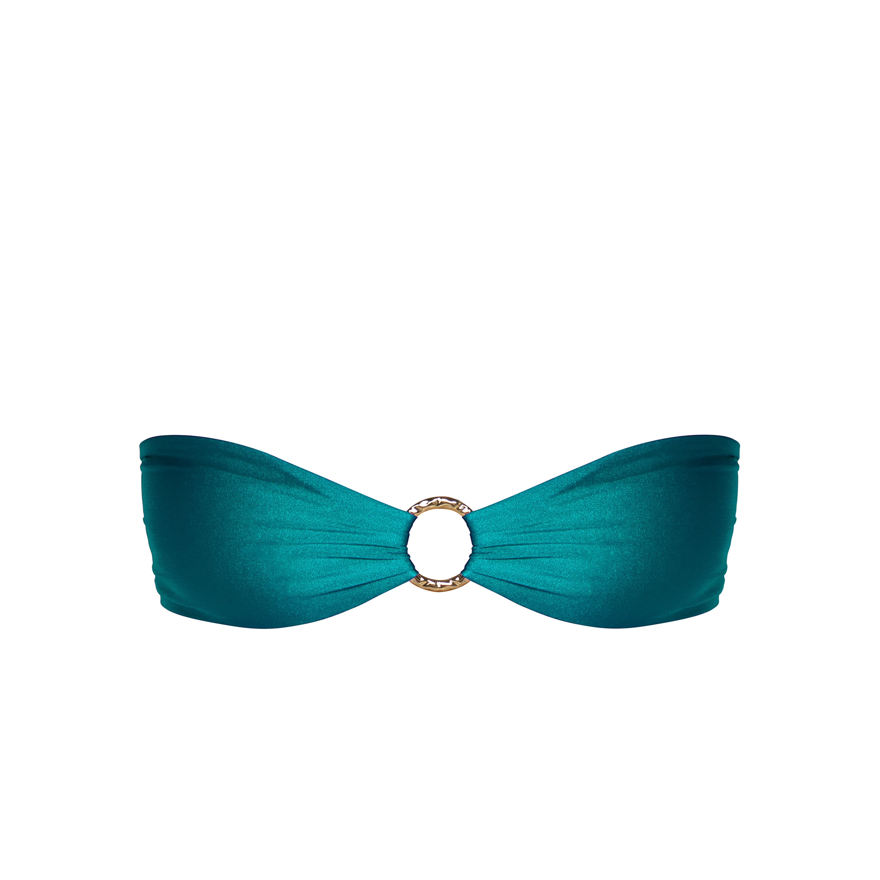 CECE Blue Fondale - Blue Bandeau Bikini Top - Image 5