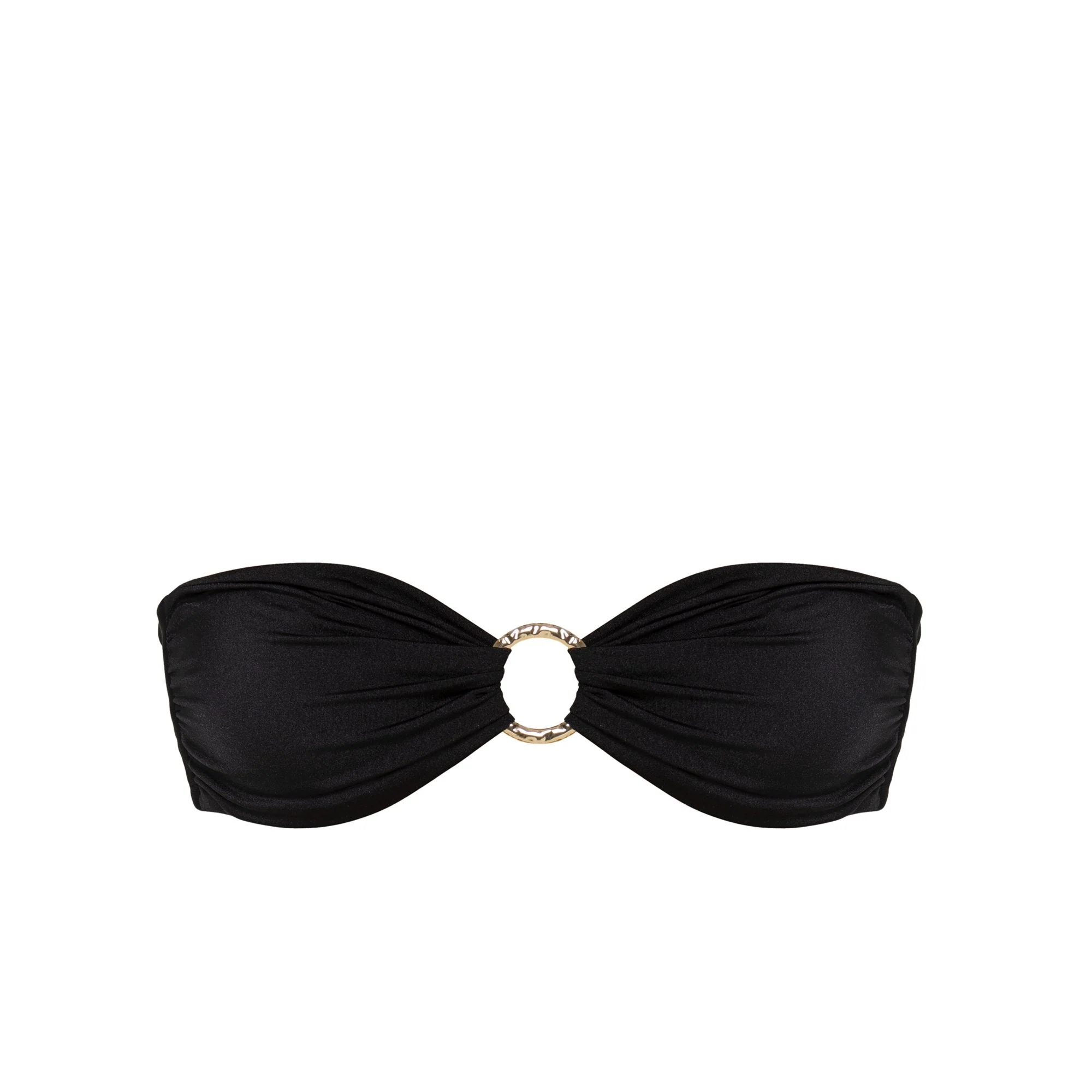 CECE Nero - Black Bandeau Bikini Top - Image 4
