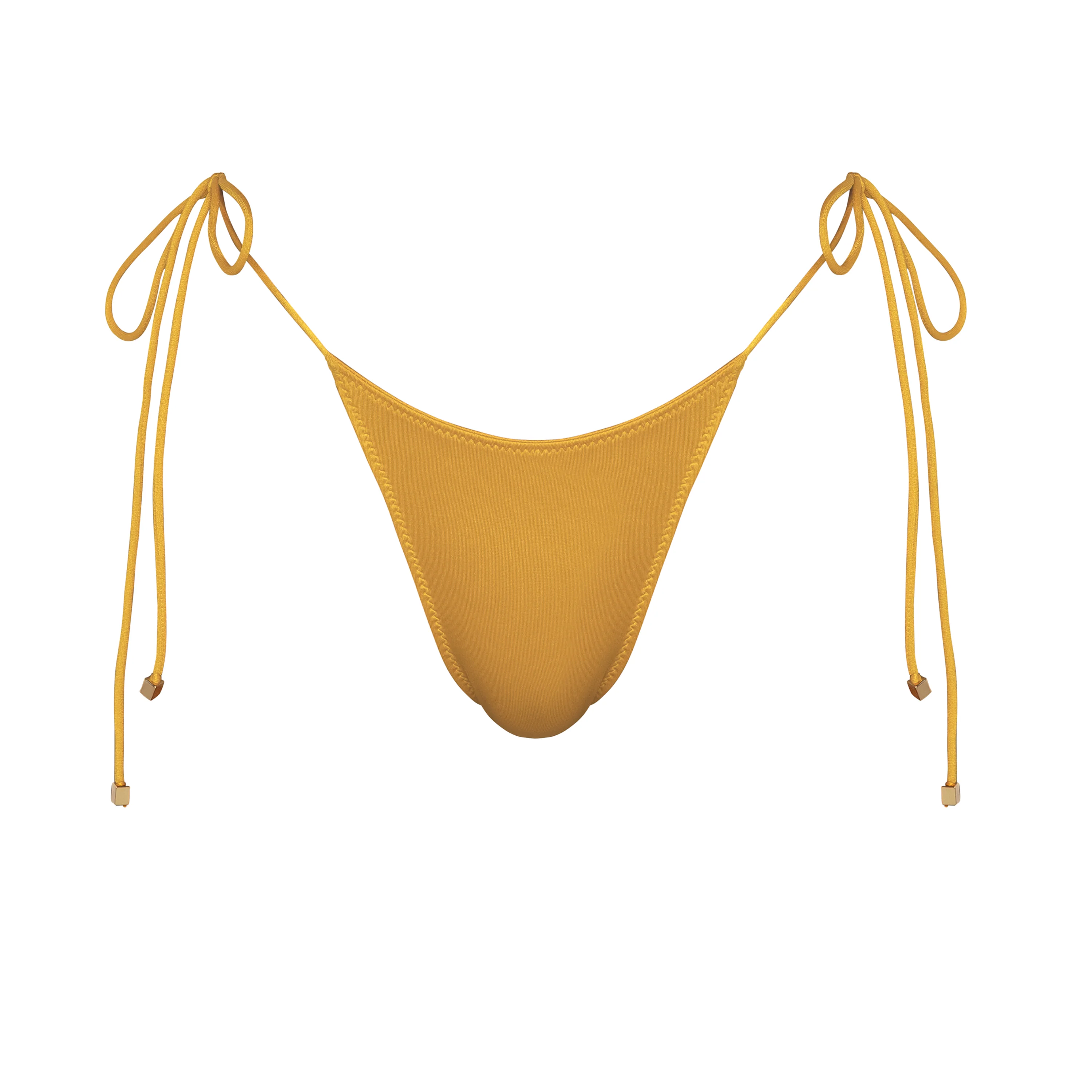 FREYA Lusso - Yellow Tie Side Bikini Bottoms - Image 5