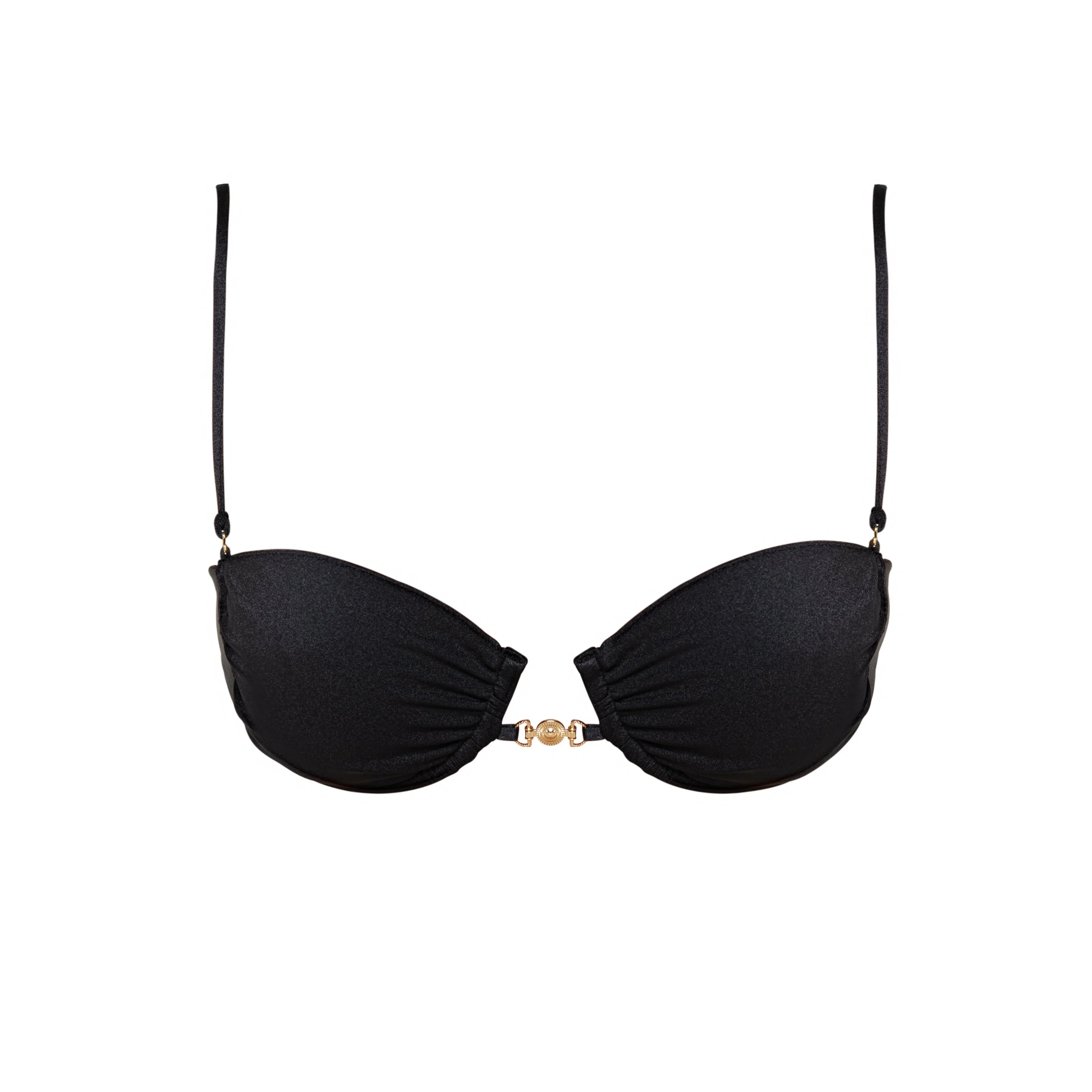 HARPER Nero - Black Balconette Bikini Top - Image 5