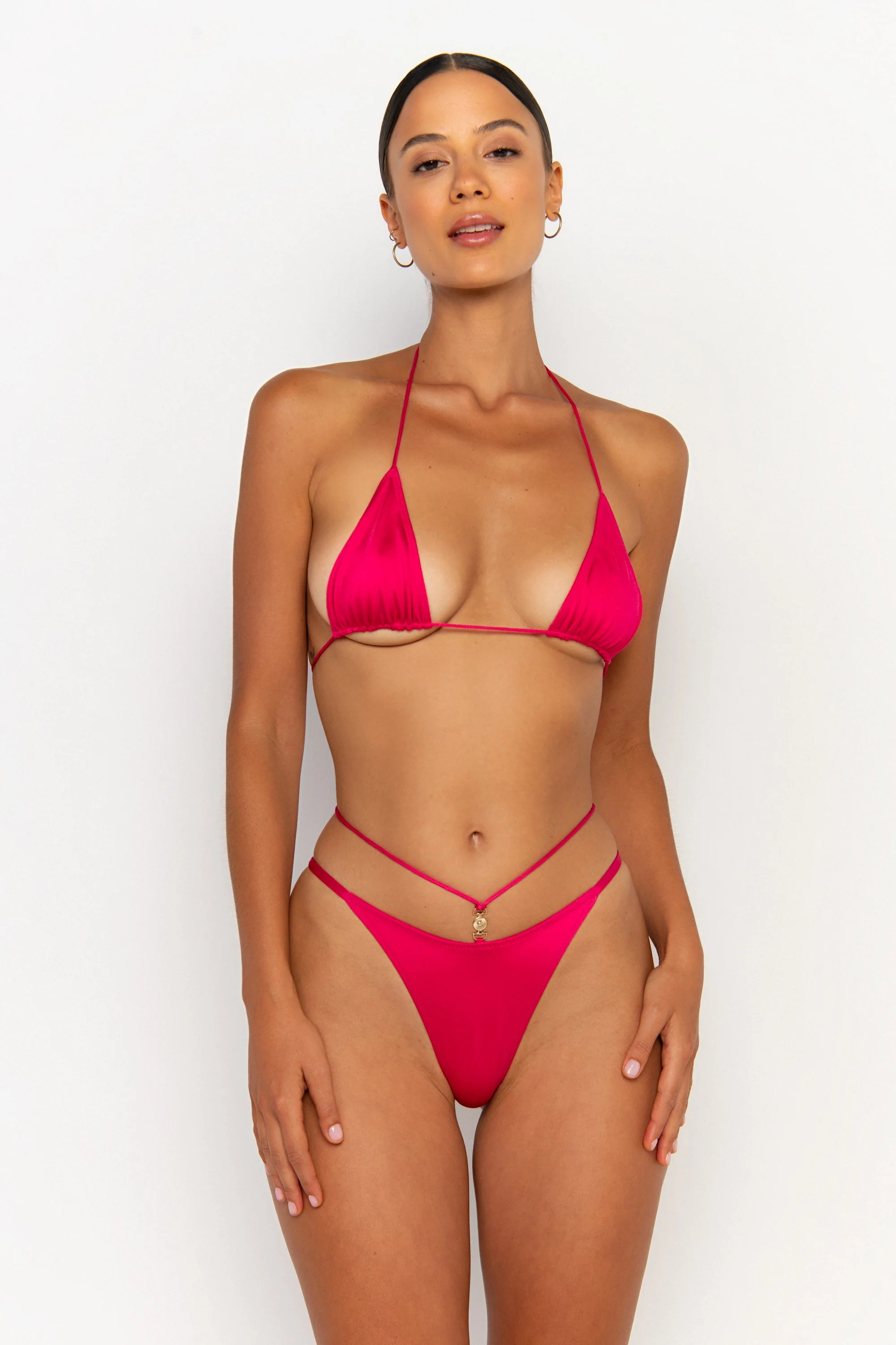 KAMILLA Magenta - Pink Brazilian Bikini Bottoms - Image 4