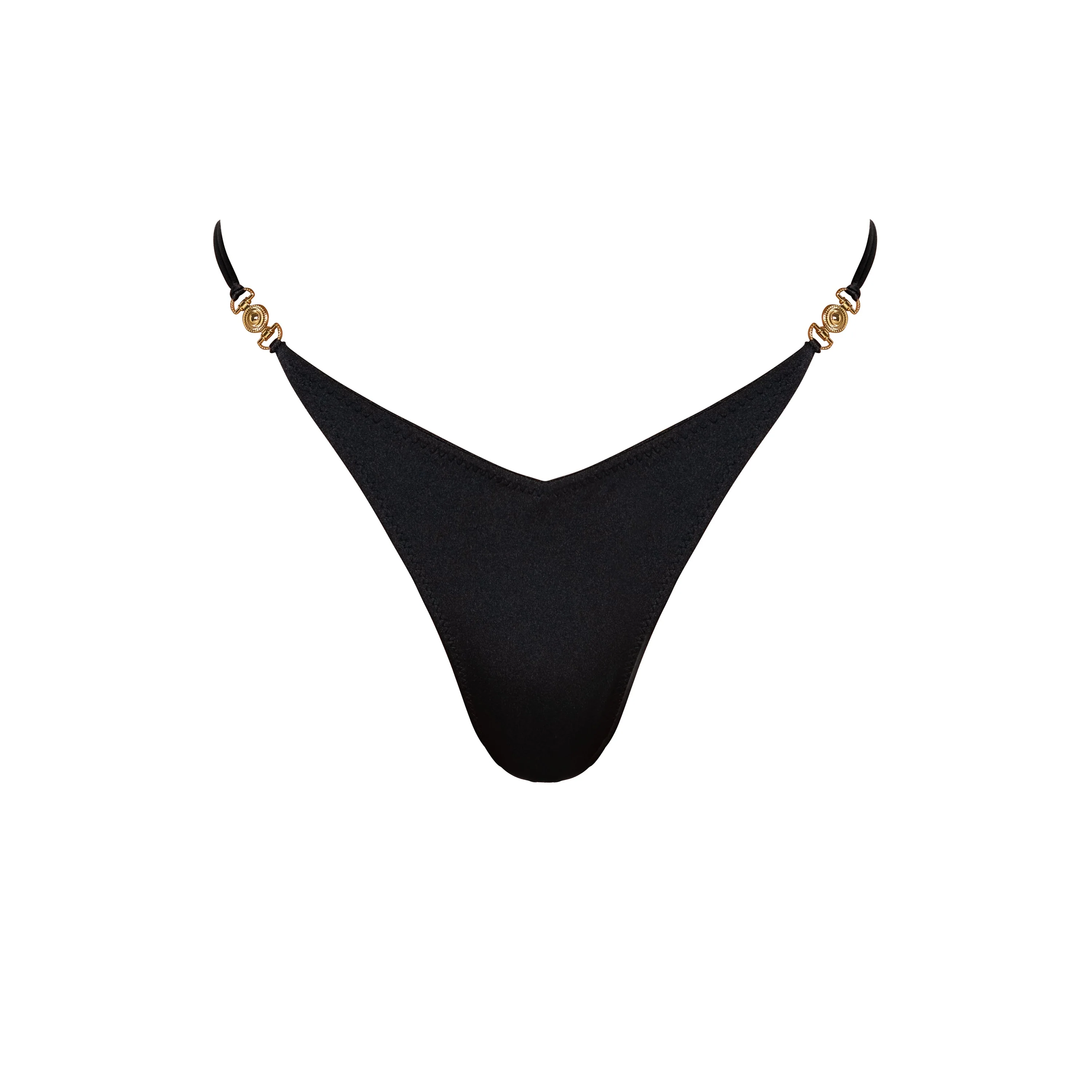 LIA Nero - Black Brazilian Bikini Bottoms - Image 4