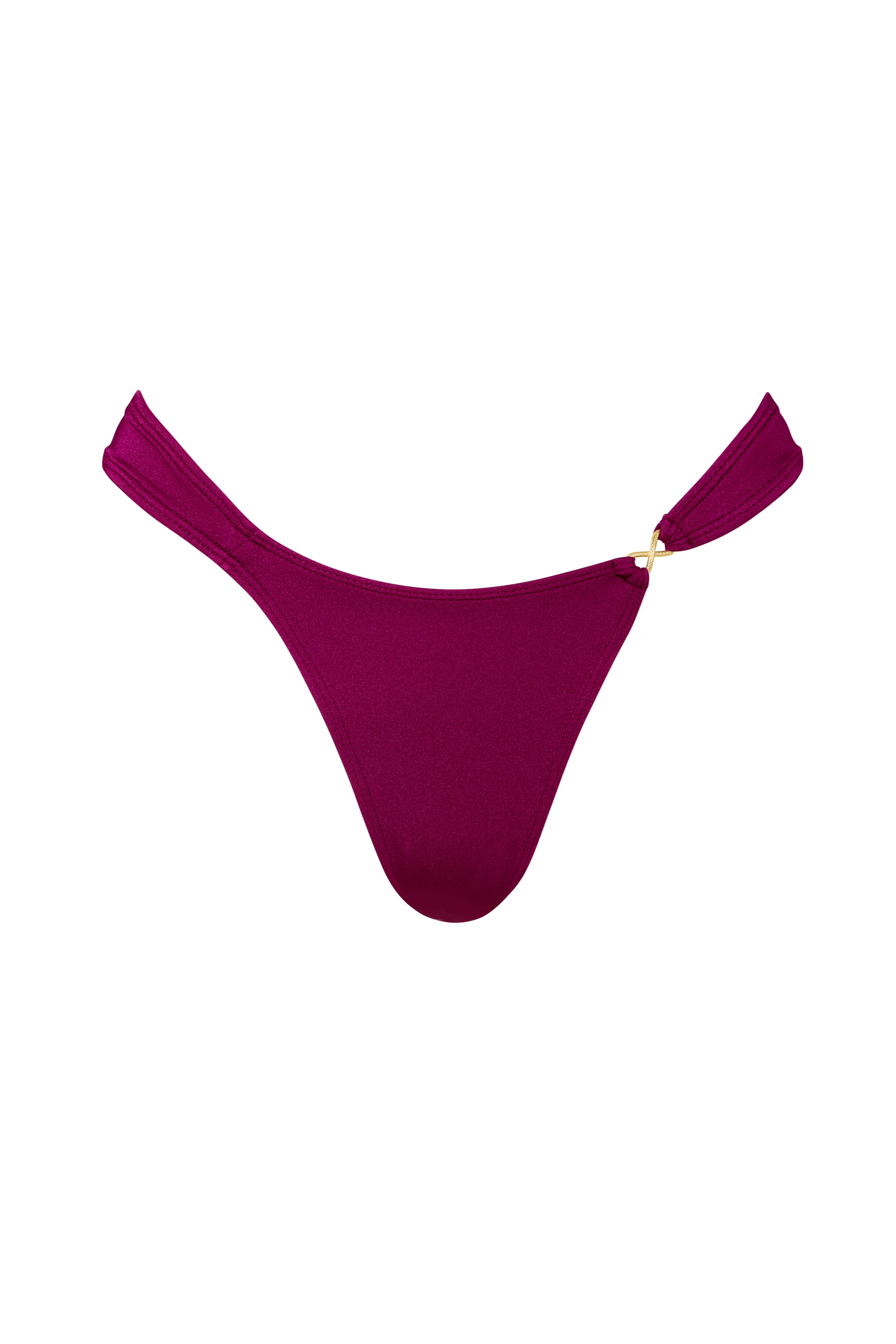 NYRA Plum Caspia - Purple Cheeky Bikini Bottoms - Image 6