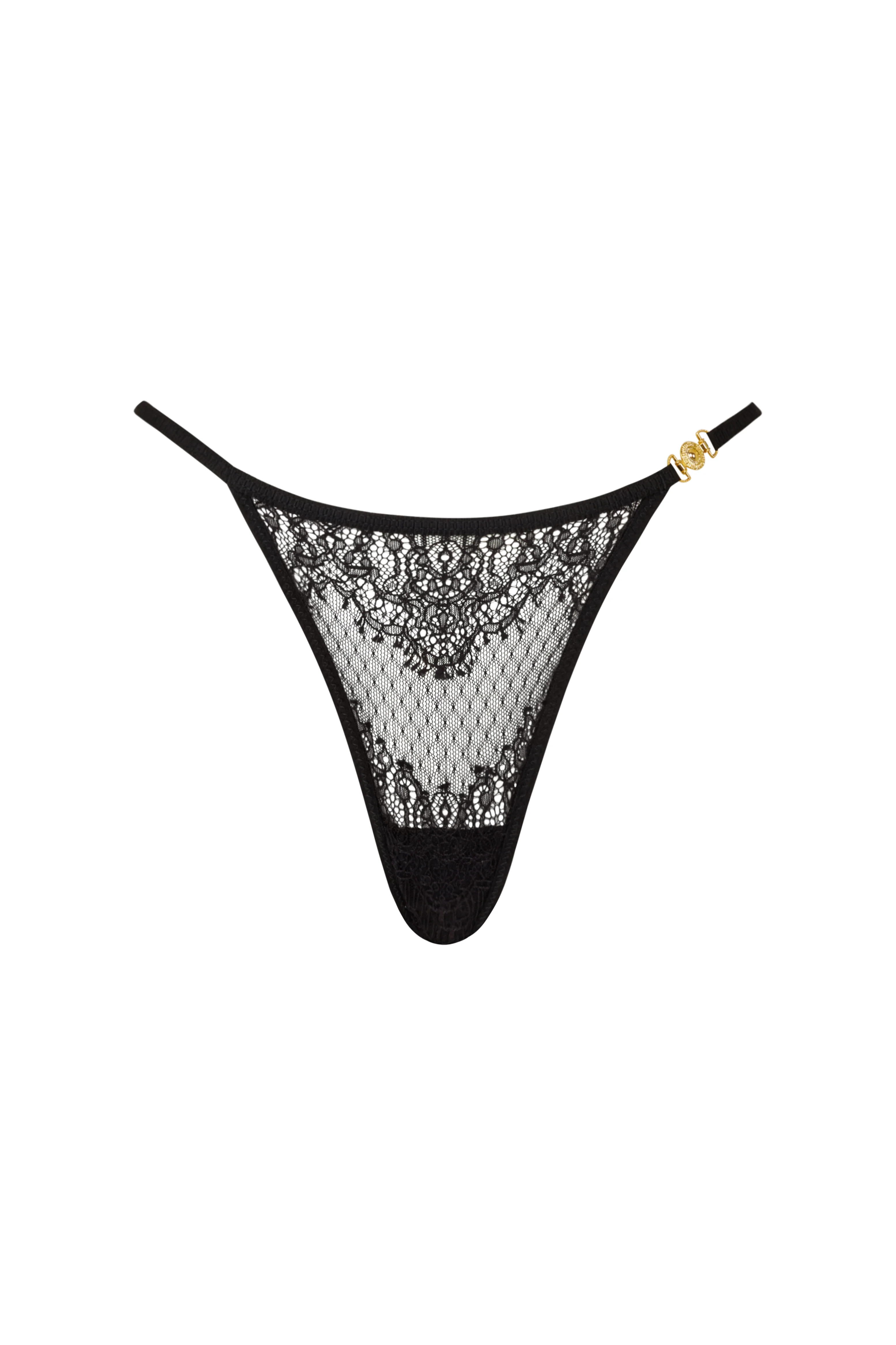 PANAREA Nero - Full Black Thong - Image 6