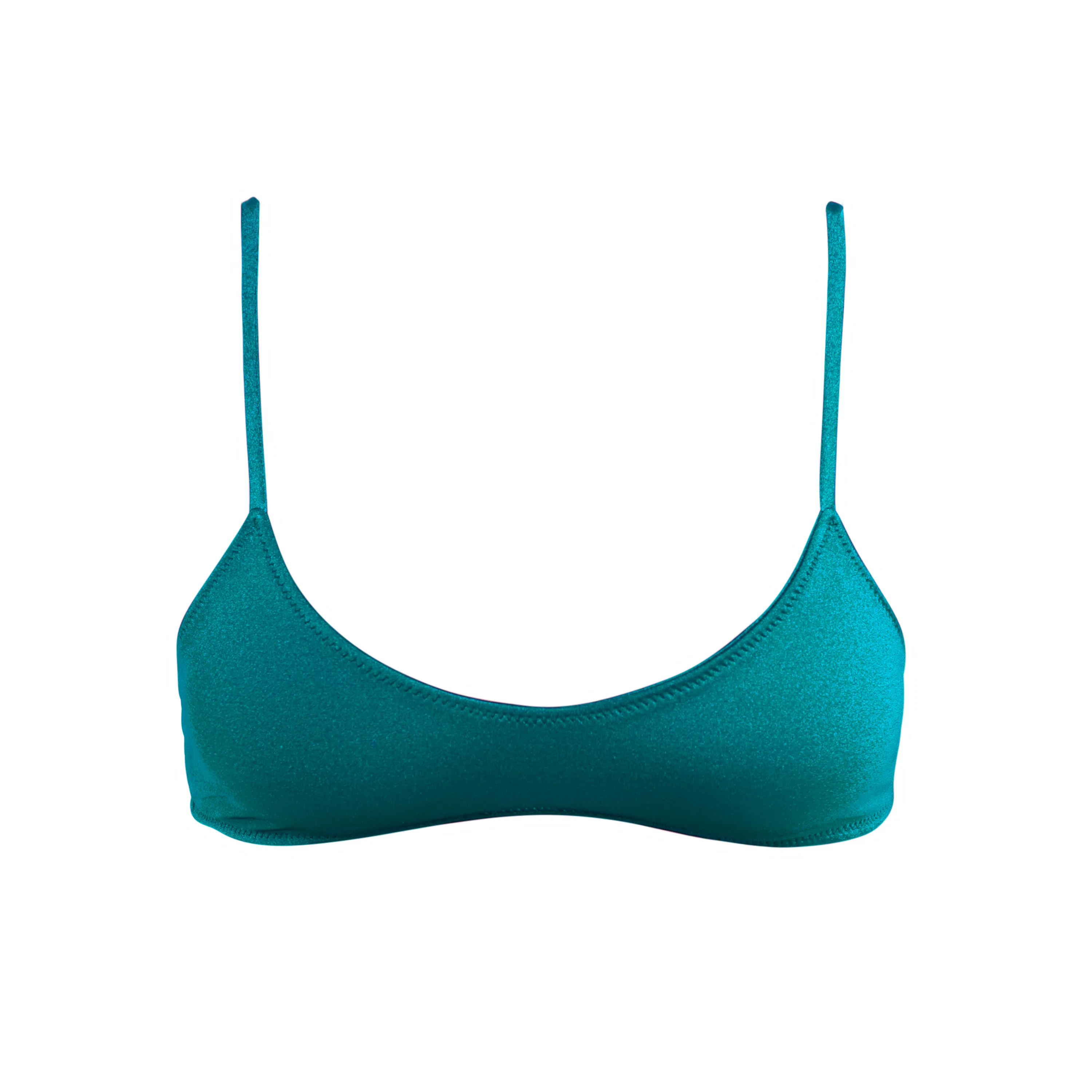 PILAR Blue Fondale - Blue Bralette Bikini Top - Image 5