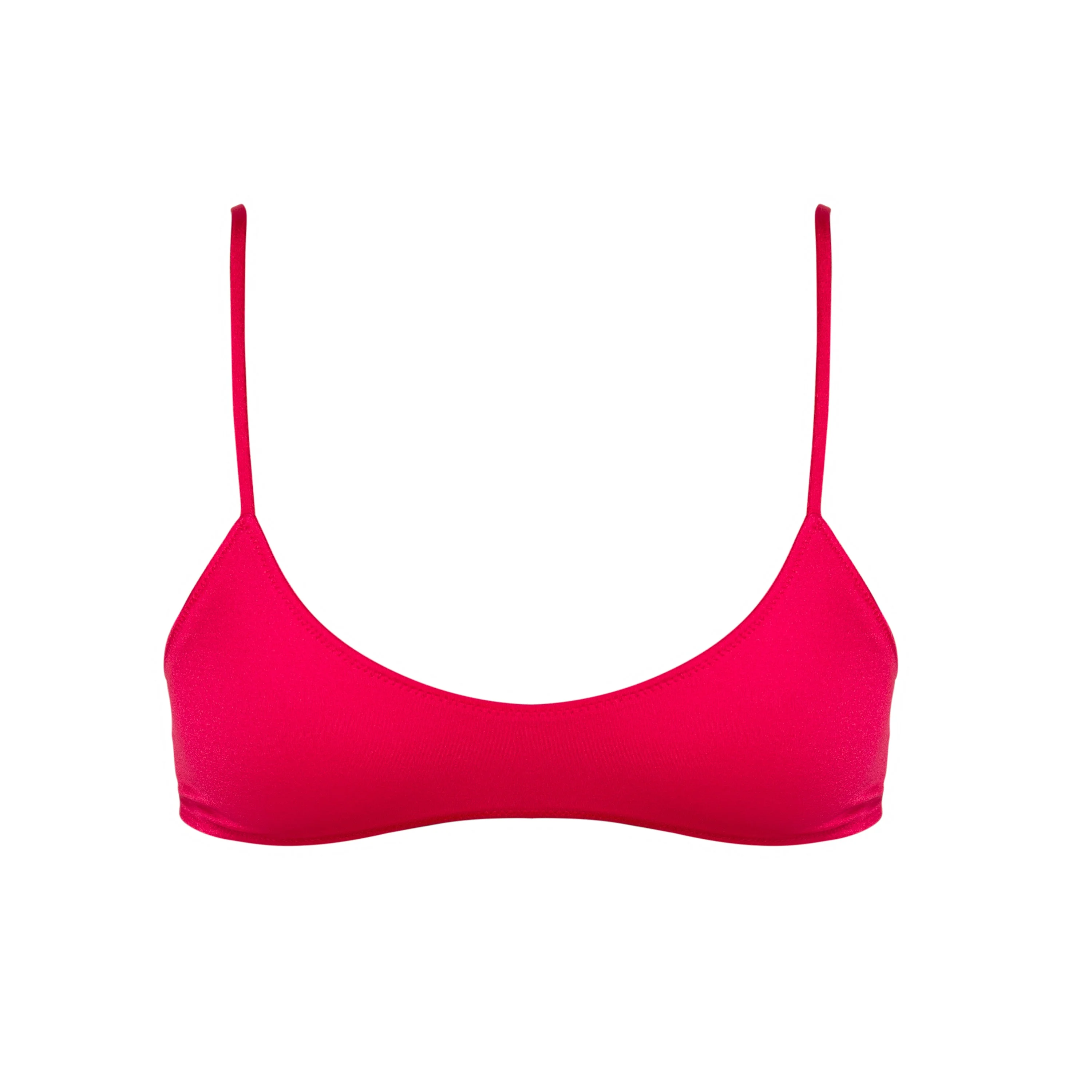 PILAR Magenta - Pink Bralette Bikini Top - Image 4