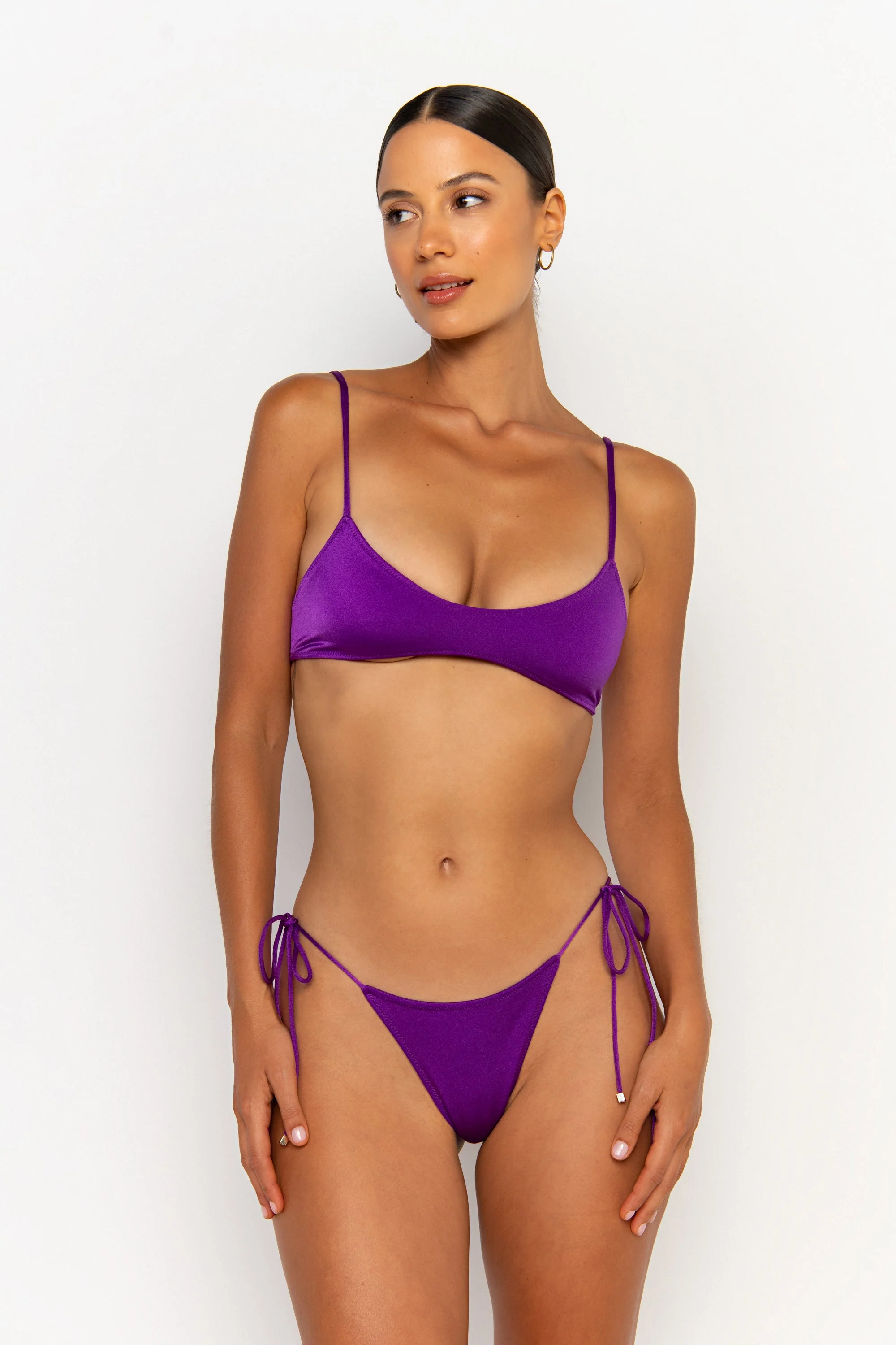 PILAR Petunia - Violet Bralette Bikini Top - Image 4