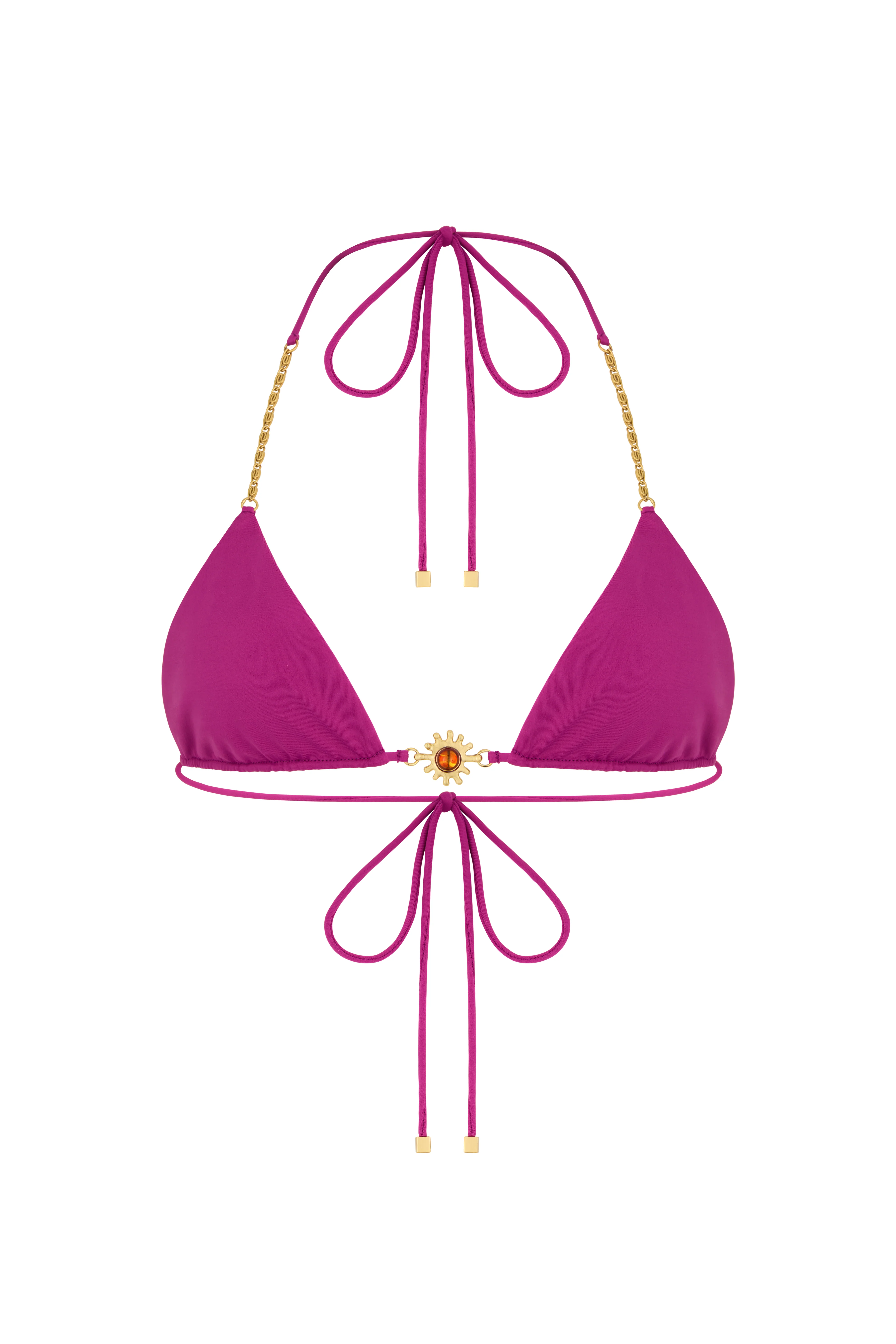 SOLARA Desert Rose - Pink Triangle Bikini Top - Image 5